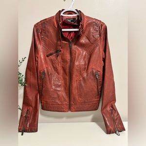 William Rast size medium, faux aged leather coat. Immaculate condition.
